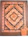 MOSAIC PATHWAY QUILT PATTERN - MACHINE BLIND HEM APPLIQUE FOR A FAST EASY QUILT WITH NO CURVE SEAM PIECING BY SANDI RAY