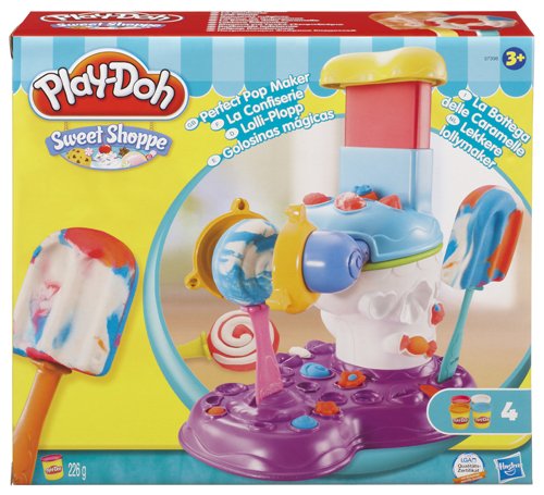 Imagen 1 de Hasbro 373961010 Play-Doh La confitería - Juego para crear tus propias golosinas de pasta de modelar Play-Doh (incluye 4 botes de pasta de modelar)