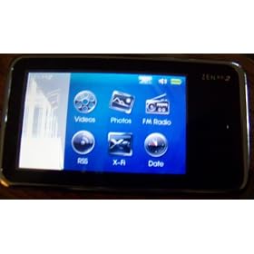 Creative Labs Zen X-Fi 2 MP3 and Video Player with Touchscreen and Built-In Speaker (Black)