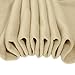 DOZZZ King Polar-Fleece Thermal Blanket Beige (108 by 90 Inches) - Extra Soft Brush Fabric, Super Warm Bed Fleece Blanket Lightweight Couch Throw Blanket, Easy Care, Machine Washable Blanket