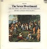 Haydn: The Seven Divertimenti For Two Oboes, Two Horns and Two Bassoons