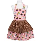 asd Living Jessica Children's Apron with Cupcakes Design
