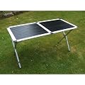 Rolltisch Aluminium Campingtisch 140 x 70 x 70