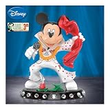 Disney Mickey Mouse And Elvis Collectible Figurine: Jumpsuit Salute by The Hamilton Collection