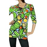 Plus Size Color Waves Top