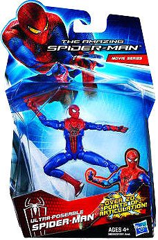 Amazing SpiderMan Movie 3.75 Inch Action Figure Ultra Poseable SpiderMan Over...