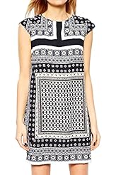 Cocktail Shift Cotton General Print Homecoming Dress/Prom Dress/Mini Dress 