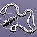JOVIVI Dragon Claw & Crystal Ball Pendant Chain Necklace (Tiger Eye&Opalite&Red Agate)