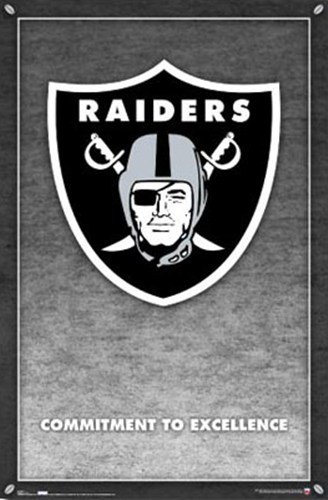 Oakland Raiders Wall Poster