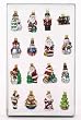 Club Pack of 96 Shiny Miniature Glass Christmas Ornaments