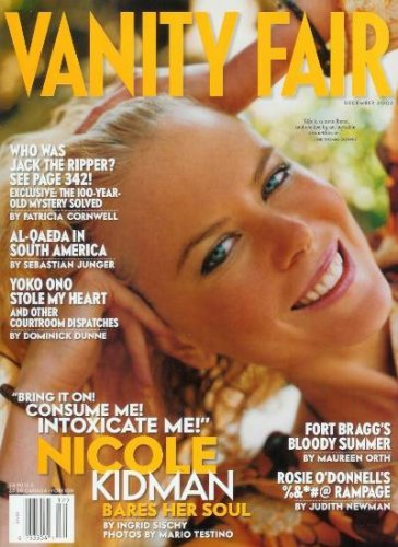 Vanity Fair - December 2002: Nicole Kidman by Mario Testino, Jack the Ripper, and More (Single Issue Magazine)
