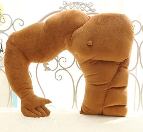 Strong Muscle Man Real-looking Arm Pillow For Girl, Replace Boyfriend