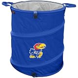 Kansas Jayhawks Trash Can Cooler by 