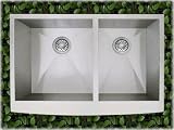 T881 33 Stainless Steel Curve Front Farm Apron Kitchen Sink