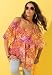 metrostyle Boho Kaftan (HOT PINK MULTI,4)