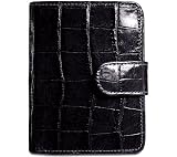 Jack Georges Croco Collection Tri-Fold/French Womens Wallet