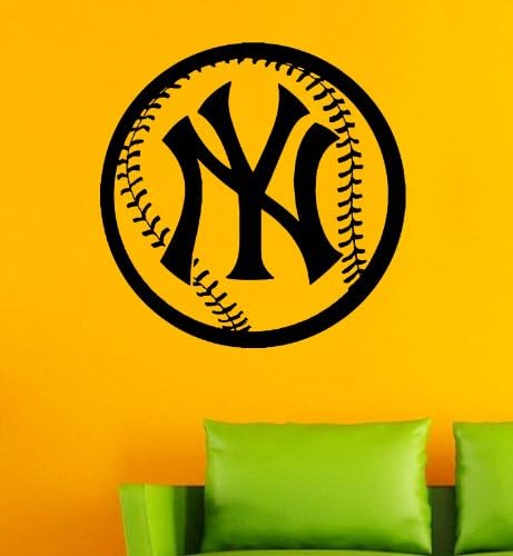 New York Yankees Baseball League MLB Team Logo Sport Wall Vinyl Decal Mural Decals Sticker W1414