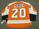 CHRIS PRONGER Philadelphia Flyers REEBOK RBK Premier Alternate Home NHL Hockey Jersey, LARGE
