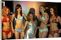 Box Canvas Print of Kylie Minogue Lingerie 2003 from MirrorPrintStore