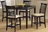 Bordeaux Round Dining Table with Glass Top