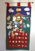 Felt Nativity Countdown Calendar measures 15 1/4" x 27" with an overall length of approx. 32 1/2". Calendar comes with 24 removable pieces (animals, angels, shepards and Baby Jesus) with Velcro backing for easy removal and placing.