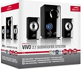 51sY8j2WTrL. SL160  Speedlink PC Lautsprecher Vivo 2.1 Subwoofer System 2.1, Schwarz (Hochglanz)/Silber