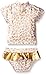 Candlesticks Girls' Gold Kitty Rashguard Set