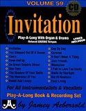Vol. 59, Invitation: Play-A-Long With Organ & Drums (Book & CD Set)