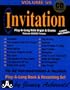 Vol. 59, Invitation: Play-A-Long With Organ & Drums (Book & CD Set)