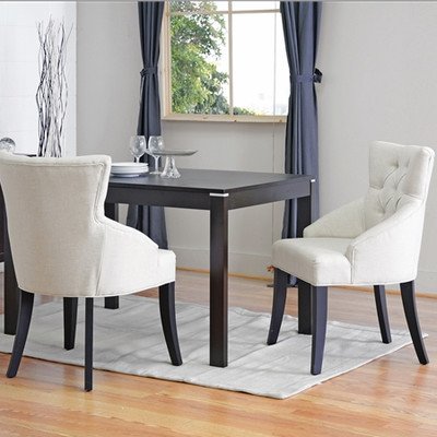 Baxton Studio Halifax Beige Linen Dining Chair, Set of 2 On Sale