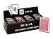 1 Dozen Royal 100% Plastic Poker Size Playing Cards