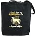 Canvas Tote Bag Black  My Labrador Retriever Knows It All  Dog