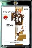 2007 Playoff NFL Playoffs Football # 167 Eric Wright - Cleveland Browns (RC) Rookie Card - Premium Trading Card in Protective Display Case
