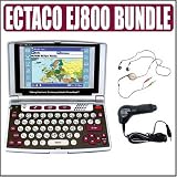 ECTACO Partner EJ800 - English to Japanese Talking Electronic Dictionary and Audio PhraseBook + Accessory Kit