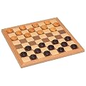Wood Expressions Wood Checkers Set