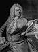 Mezzotint Engraving Based on Painted Portrait of Composer George Frideric Handel Photographic Poster Print, 12x16