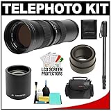 Kenko 420-800mm Telephoto Zoom Lens with 2x Teleconverter (=420-1600mm) wit ....