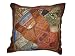 Sienna Heavy Embroidered Beaded Floor Pillows Cushion Cover Home Decor Tapestry 24"