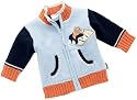 Sterntaler 77995 - Strick-Jacke Benny mit Applikation, Farbe: bleu (Farb-Nr. 31)