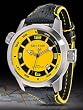 Sector - Oversize - 3 Hands - 48 mm in Diameter - Yellow Dial