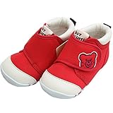 ホットビスケッツ(mikihouse) メッシュファーストベビーシューズ 12・5cm 赤（02）