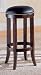 29" Height Dark Cherry finish Leather Bar Stool