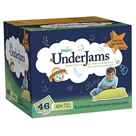 Pampers Underjams Diapers, Boys, Big Pack, Size 7, 46 Count: Health &amp; Personal Care