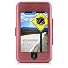 Aluminum Hard Case for Apple iPod Touch 8GB and 16GB MP3 Players with Belt Clip - Pink + Travel Charger + Car Charger