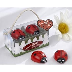  Love Bug inch Ladybug Magnets - Baby Shower Gifts & Wedding Favors