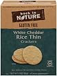 Back To Nature Gluten Free White Cheddar Rice Thins, 4-Ounce Packages (Pack of 6)