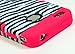 Bastex Hybrid Tuff Case for Apple iPhone 4, 4s - Pink Silicone with Black & White Zebra Design Shell