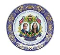 Gold edge Royal Wedding 2011 8" / 20cm Fine China Plate HRH Prince William and Catherine (Kate) Middleton 29th April 2011 Commemorative Collectors Piece