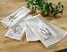 S/3 Garden Herbs White Waffle Kitchen Dish Towels By Collections Etc
