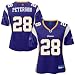 Minnesota Vikings Jerseys : Reebok NFL Equipment Minnesota Vikings #28 Adrian Peterson Ladies Purple Replica Football Jersey